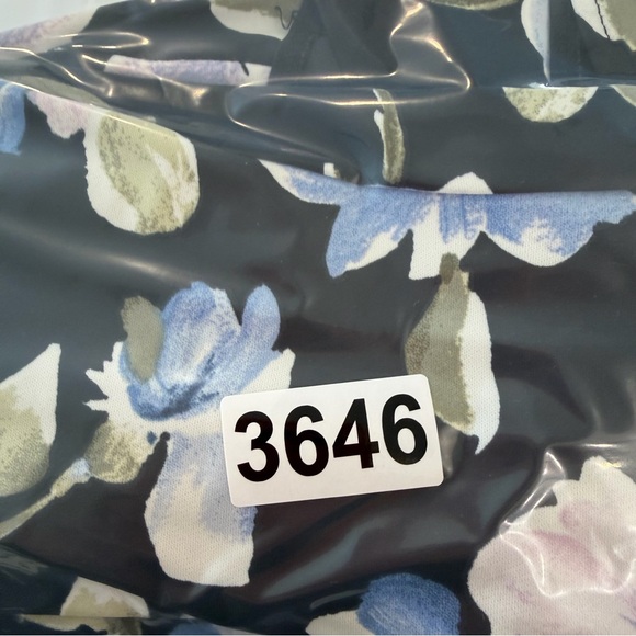 Abercrombie and Fitch Black Floral Slip Midi Dress Size XS 23646 - Picture 13 of 13